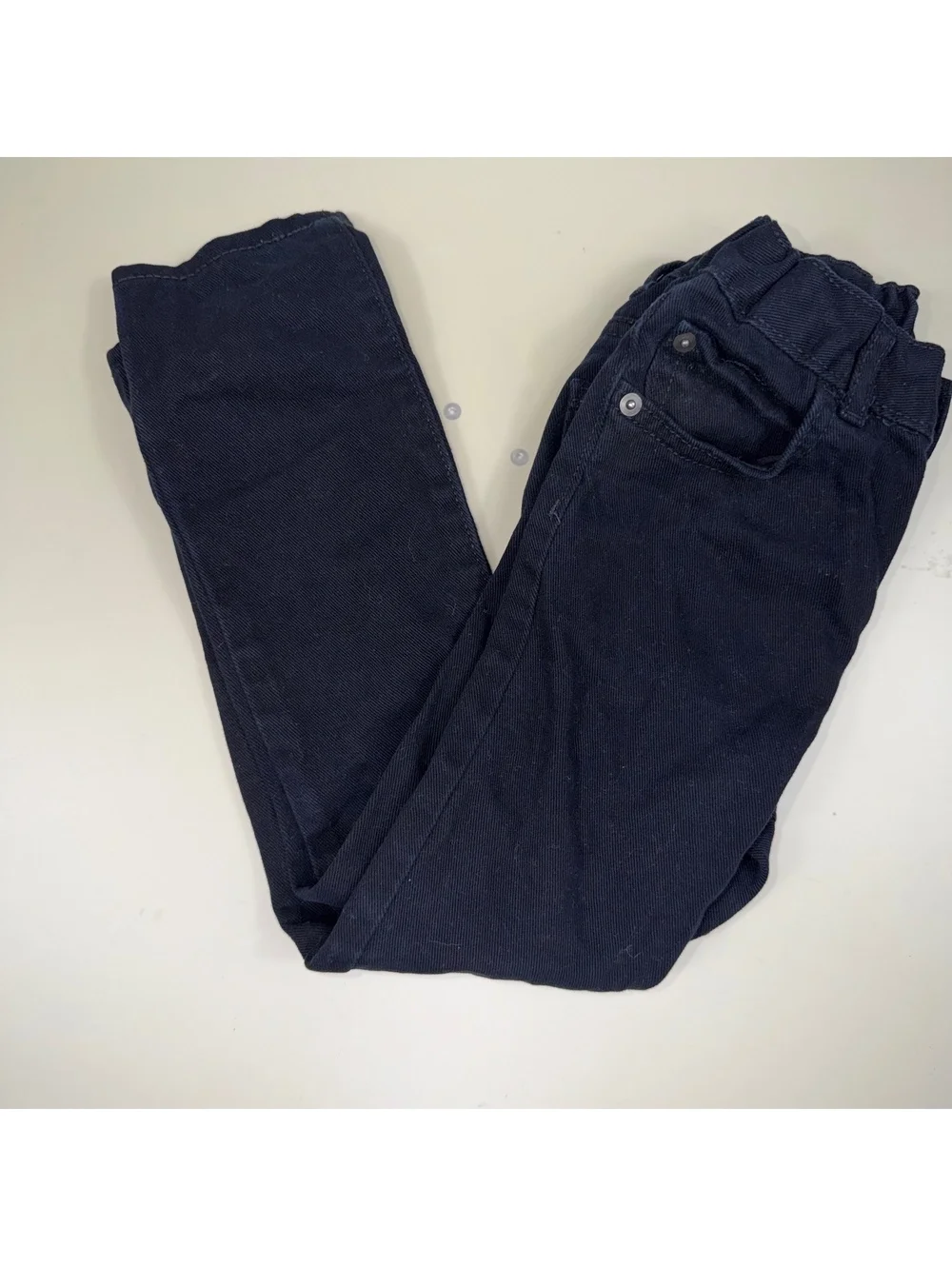 The Children’s Place Girls Size 5T Navy Skinny Jeans Adjustable Waist